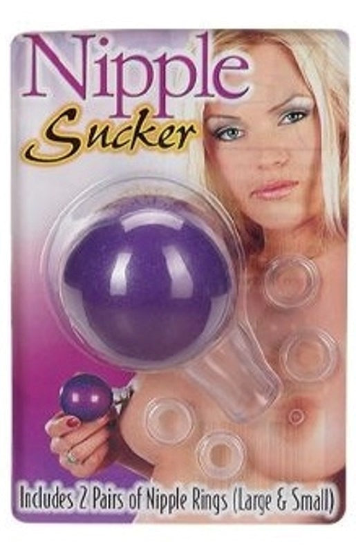 Nipple Sucker With Rings - - Breast and Nipple Toys