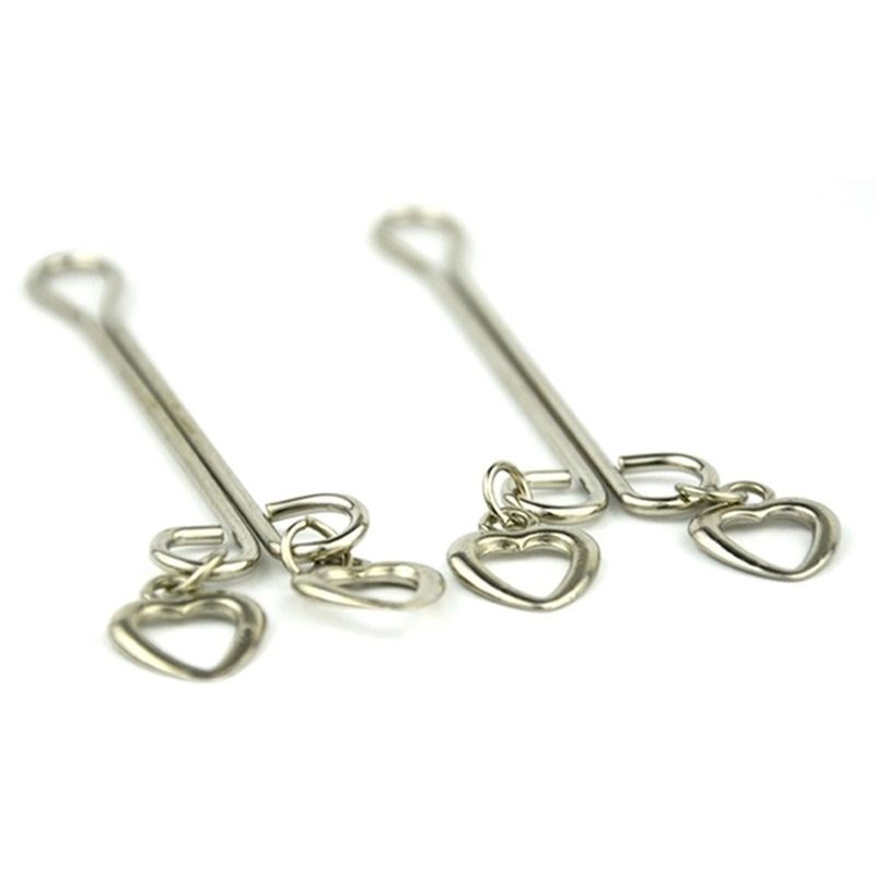 Nipple Tweezer Clamps with Heart - - Breast and Nipple Toys