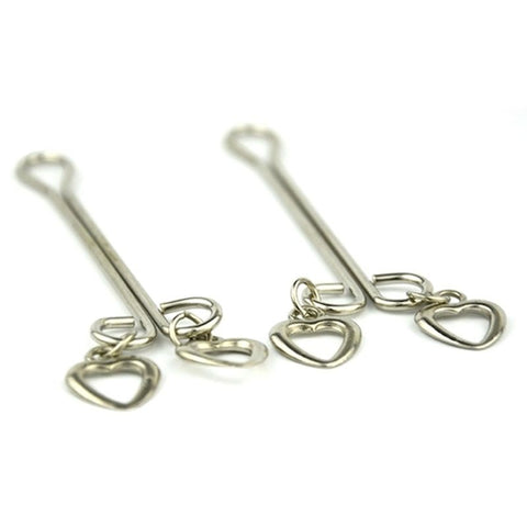 Nipple Tweezer Clamps with Heart by BDStyle - Breast and Nipple Toys