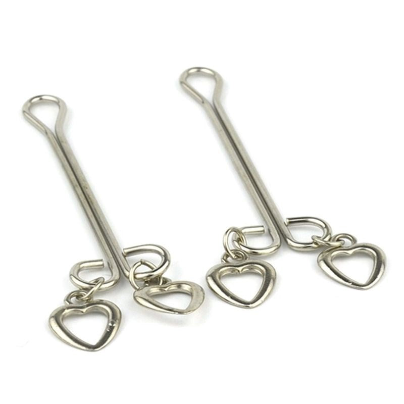 Nipple Tweezer Clamps with Heart - - Breast and Nipple Toys