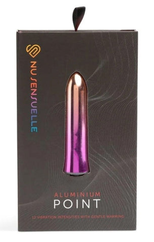 Aluminium Point Ombre Bullet Vibrator by Nu Sensuelle - Bullet Vibrators