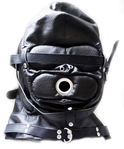 ObeySir Budget-Friendly PVC Bondage Hood by BDStyle - Bondage Hoods