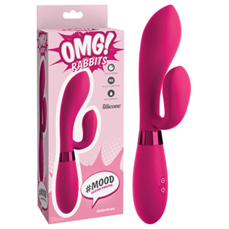 OMG! Rabbits #Mood Silicone Vibrator - - Rabbit Vibrators