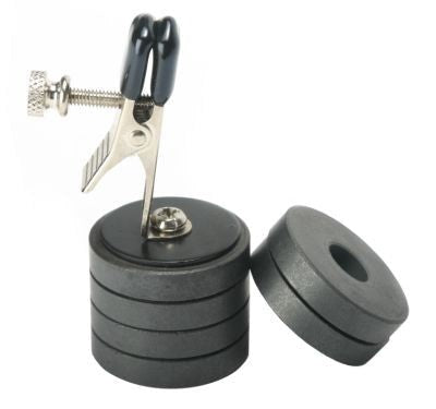 Onus Nipple Clamp with Magnet Weights by XR Brands - Nipple and Clit Clamps