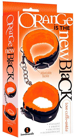Orange is The New Black Ankle Love Cuffs by Icon Brands - Cuffs and Restraints