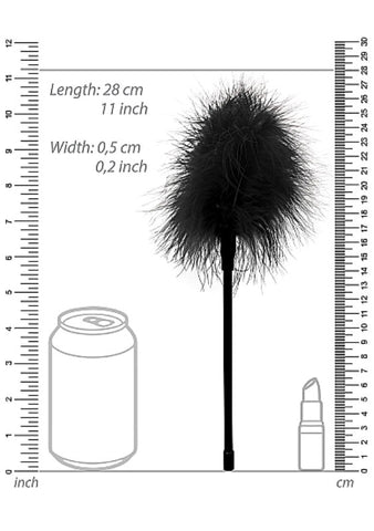 OUCH! & Feather Tickler Feather Crop by Shots Toys - Whips And Crops
