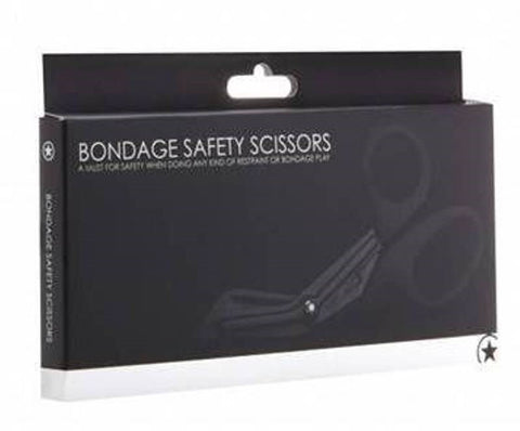 Ouch Bondage Safety Scissor Black by Shots Toys - Dental and Clinical