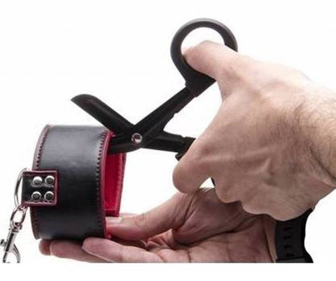 Ouch Bondage Safety Scissor Black by Shots Toys - Dental and Clinical
