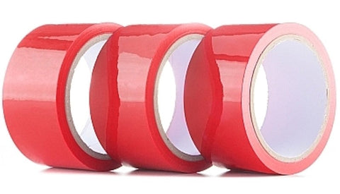 Ouch Bondage Tape 3 Pack Red by Shots Toys - Cuffs and Restraints