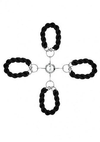 Ouch Luxury Hand & Legcuffs by Shots Toys - Cuffs and Restraints