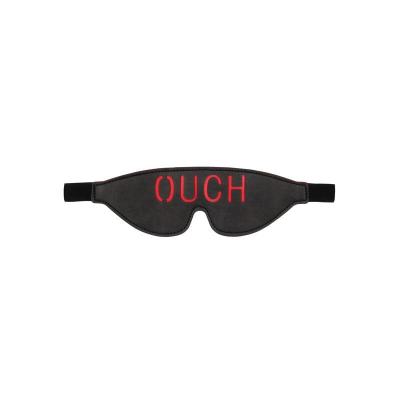 OUCH! BW Bonded Leather Eye-Mask 'Ouch' - - Masks And Blindfolds