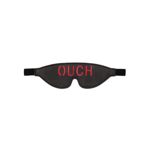 OUCH! & Bonded Leather Eye-Mask ''Ouch'' Eye Restraint - Masks And Blindfolds