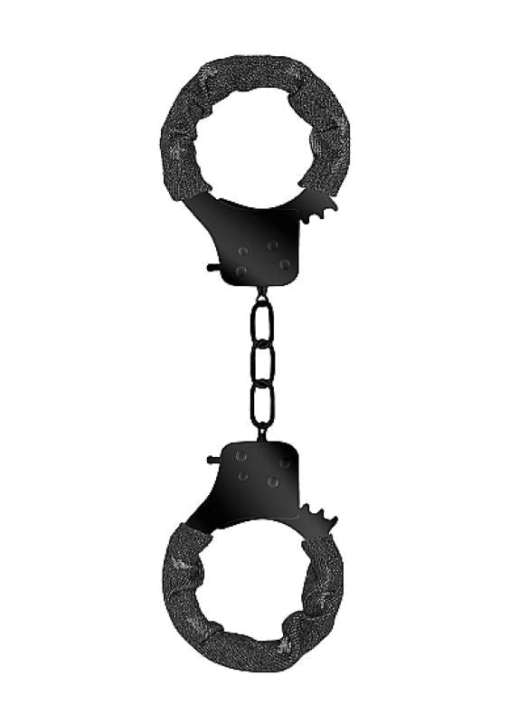 Ouch! Denim Metal Handcuffs - - Collars And Cuffs