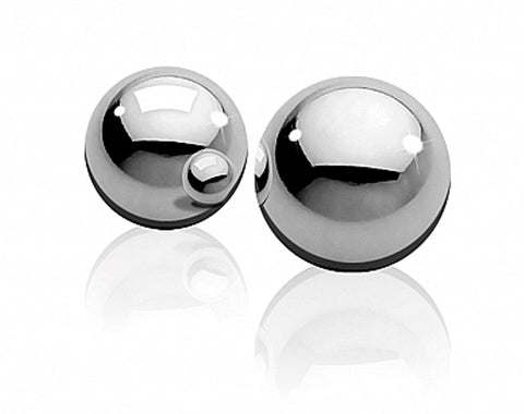 Ouch Light Weight Ben Wa Balls Silver by Shots Toys - Love Eggs and Kegel Exercisers