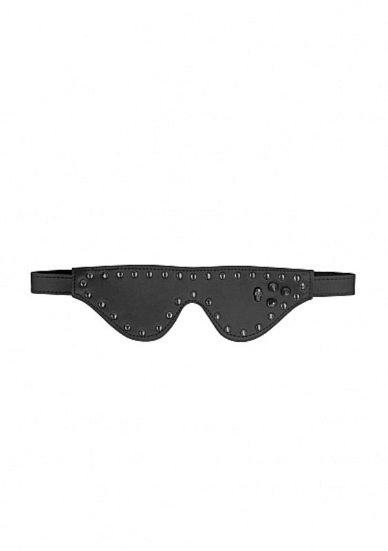 OUCH! S+B - Eye Mask + Skulls & Spikes - Black - - Fancy Dress Ups