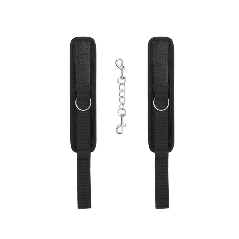 OUCH! Velvet & Velcro Handcuffs - - Collars And Cuffs