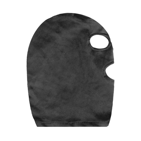 Ouch Velvet Velcro Mask With Open Eye And Mouth - Masks And Blindfolds