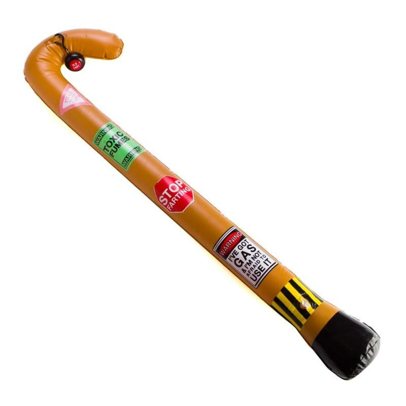 Over the Hill Old Fart Inflatable Cane - - Bachelorette and Bucks