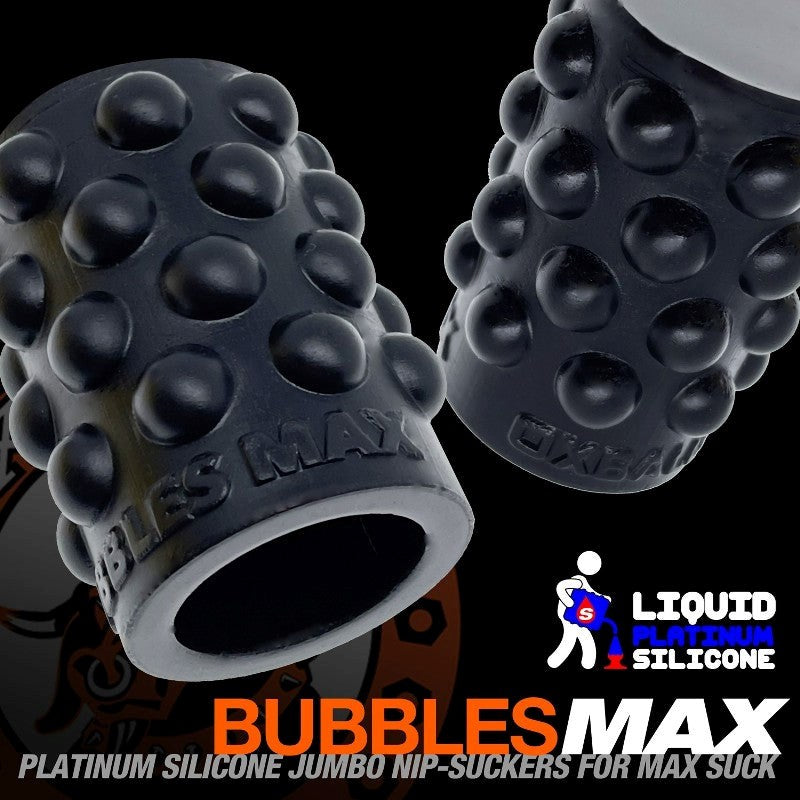 Oxballs Bubbles Max Black - - Breast and Nipple Toys