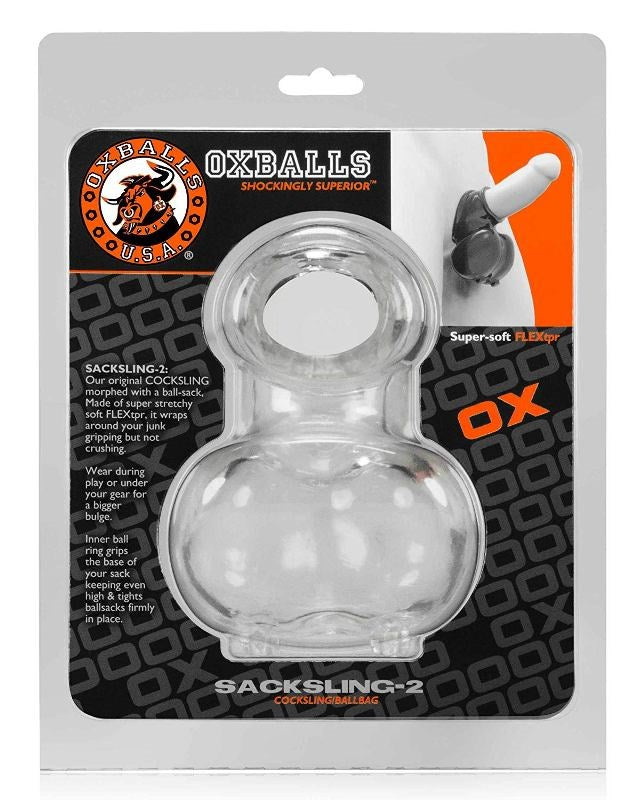 Oxballs Sacksling-2 Cocksling Ballbag - - Ball and Cock Toys