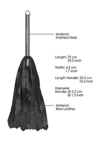 Pain D Calf Softy 36 Tails Flogger With Metal Handle - Whips And Crops