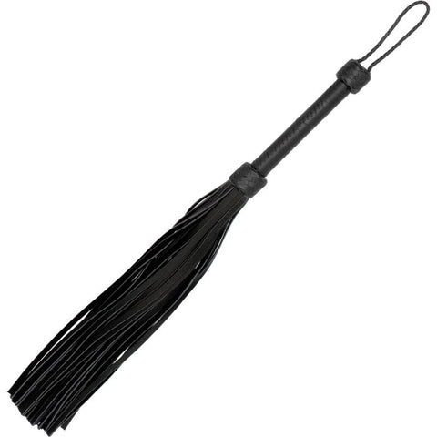 Pain Heavy Leather Tail Flogger by Shots Toys - Whips And Crops