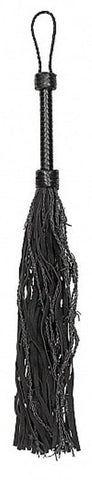 Pain Leather Suede Barbed Wired Flogger by Shots Toys - Whips And Crops