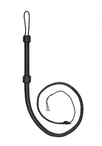 Pain Real Leather Bullwhip by Shots Toys - Whips And Crops