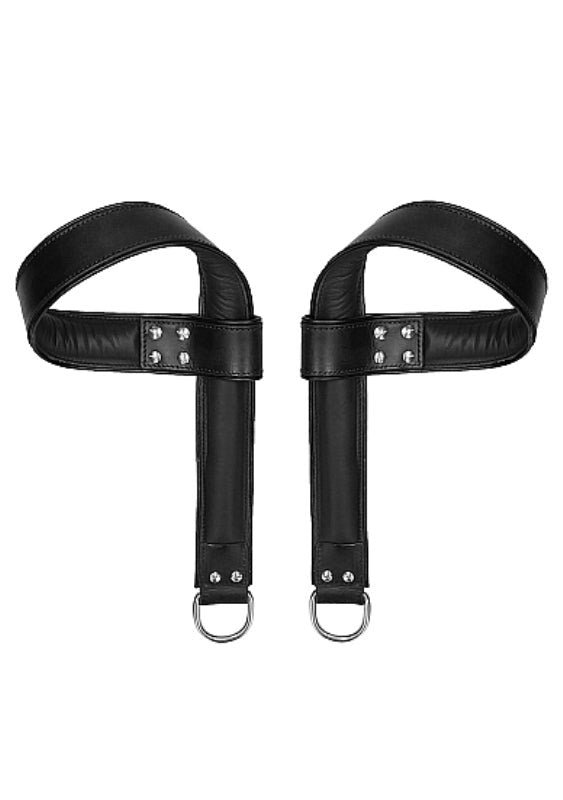 Pain Saddle Leather Suspension Hands and Feet Cuffs - - Cuffs And Restraints