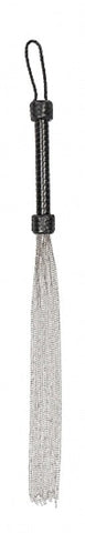 Pain Silver Ball Chain Flogger by Shots Toys - Whips And Crops