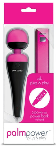 PalmPower Massage Wand Plug and Play USB by BMS Factory - Luxury Sex Toys