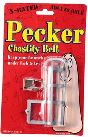 Pecker Chastity Belt 40 inches by Hua Novelties - Bachelorette and Bucks
