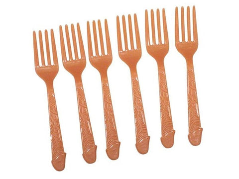 Pecker Forks Adult Party Novelty by Hua Novelties - Bachelorette and Bucks