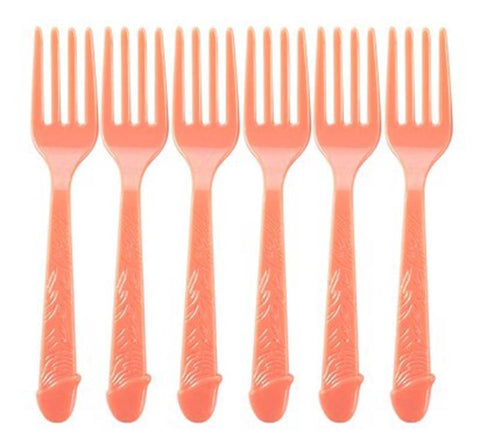 Pecker Forks Adult Party Novelty by Hua Novelties - Bachelorette and Bucks