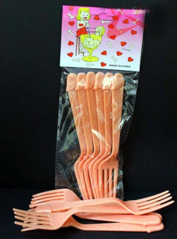 Pecker Forks Adult Party Novelty by Hua Novelties - Bachelorette and Bucks