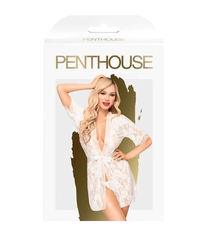 Penthouse Sweet Retreat White - - Kimono's and Gowns