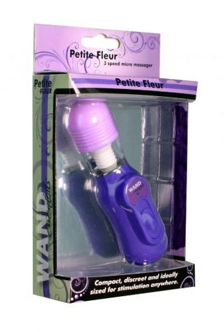 Petite Fleur Mini Vibrating Wand Massager by XR Brands - Personal Massagers