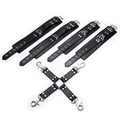 Pin Buckle Hogtie Kit Bondage Restraints by BDStyle - Cuffs and Restraints