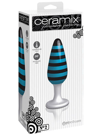 Ceramix No 02 Glass Anal Plug by Pipedream Products - Glass Sex Toys