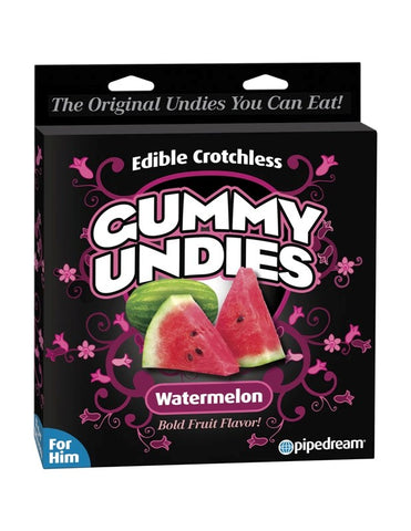 Edible Male Gummy Undies Watermelon by Pipedream - Sex Games, Coupons and Tricks