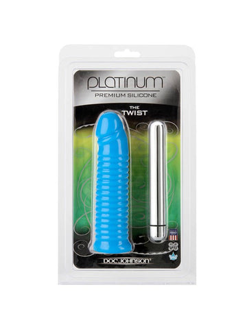 The Twist Ribbed Design Dildo by Doc Johnson - Non-Realistic Dildos
