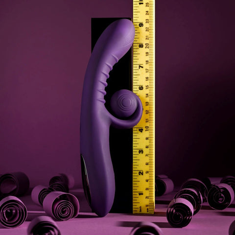Playboy CURLICUE USB Rechargeable Rabbit Vibrator - Rabbit Vibrators