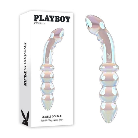 Playboy Pleasure Jewels Double by Evolved - Glass Sex Toys