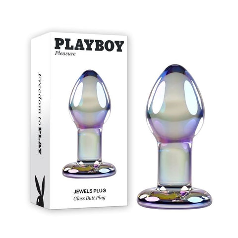 Playboy Pleasure Jewels Plug 1.33 inches by Evolved - Glass Sex Toys