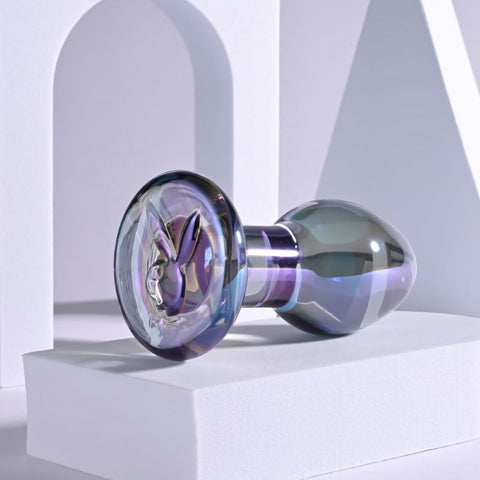 Playboy Pleasure Jewels Plug 1.33 inches by Evolved - Glass Sex Toys
