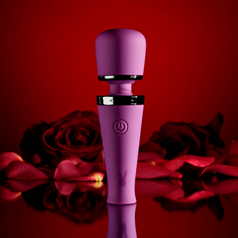 Playboy Pleasure Mic Drop Mini Wand - - Mini & Slim Vibrators