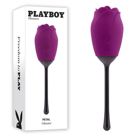 Playboy Pleasure PETAL Flicking Stimulator Clit Vibrator - Clit Ticklers and Pulsators
