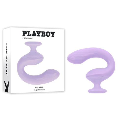 Playboy Pleasure REV ME UP Dual Motor Curved Vibrator - G-Spot Vibrators