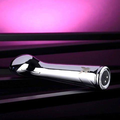 Playboy Pleasure SWOON USB Rechargeable Vibrator - Metal Vibrators