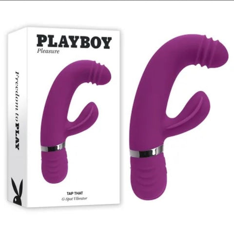 Playboy Pleasure TAP THAT USB Rechargebale Rabbit Vibrator - Rabbit Vibrators
